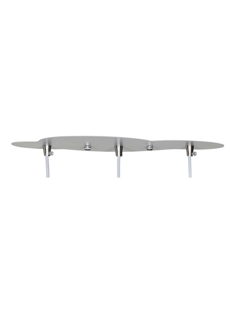 Suspension Lumineuse Trio Plafonnier en coton blanc SAUTHON Blanc