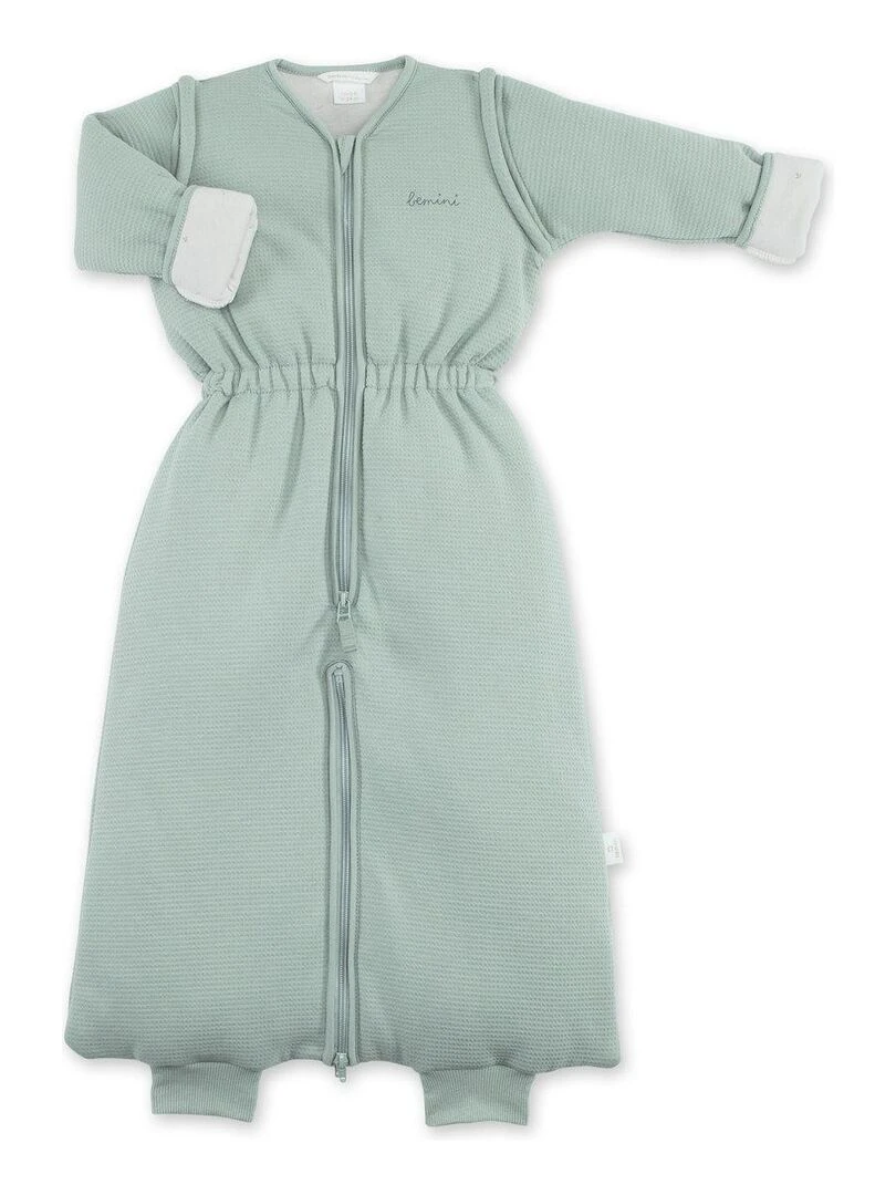 Gigoteuse naissance en coton blanc imprimé   SAUTHON   Blanc Bleu