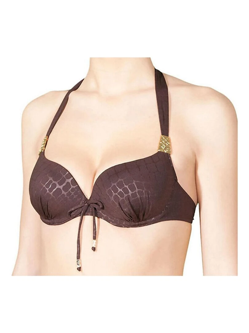 Haut maillot de bain Sofisticada Marron chocolat