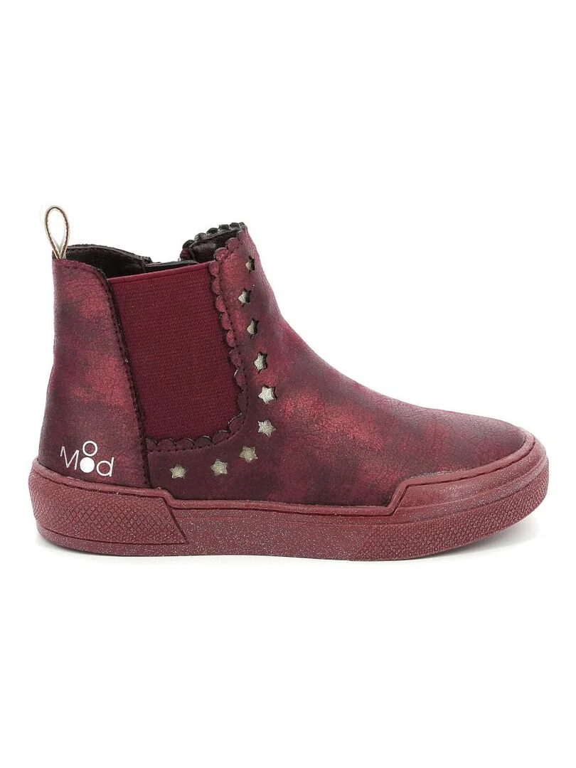 Boots Synthetique Ariboot Bordeaux