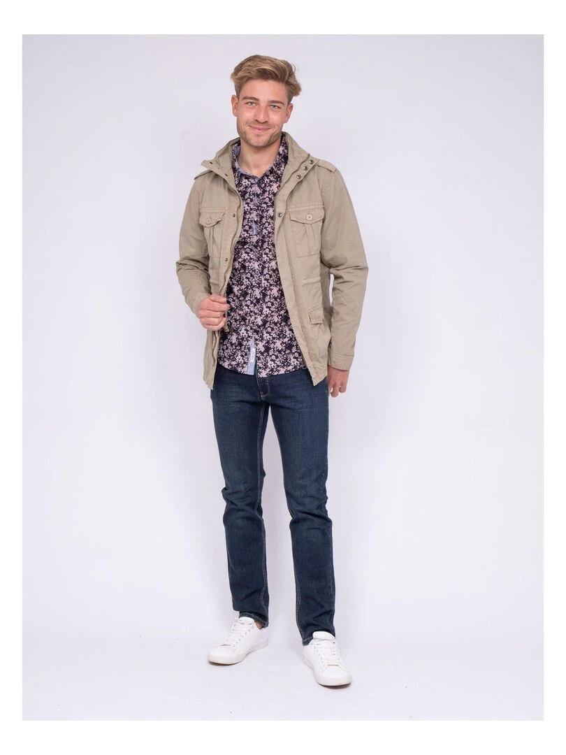 Veste saharienne ZUSTAVE   Beige