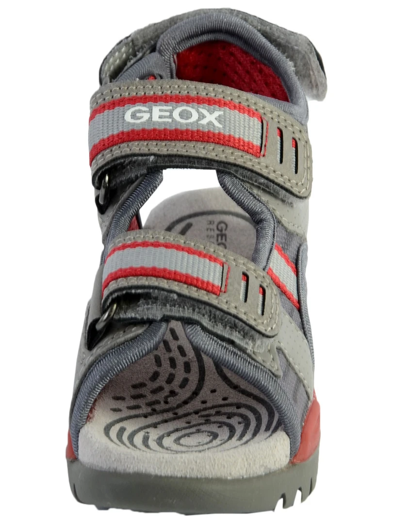 Sandales Geox EnfantGarçons J Borealis B. D  Mesh+Wax.Syn   Gris