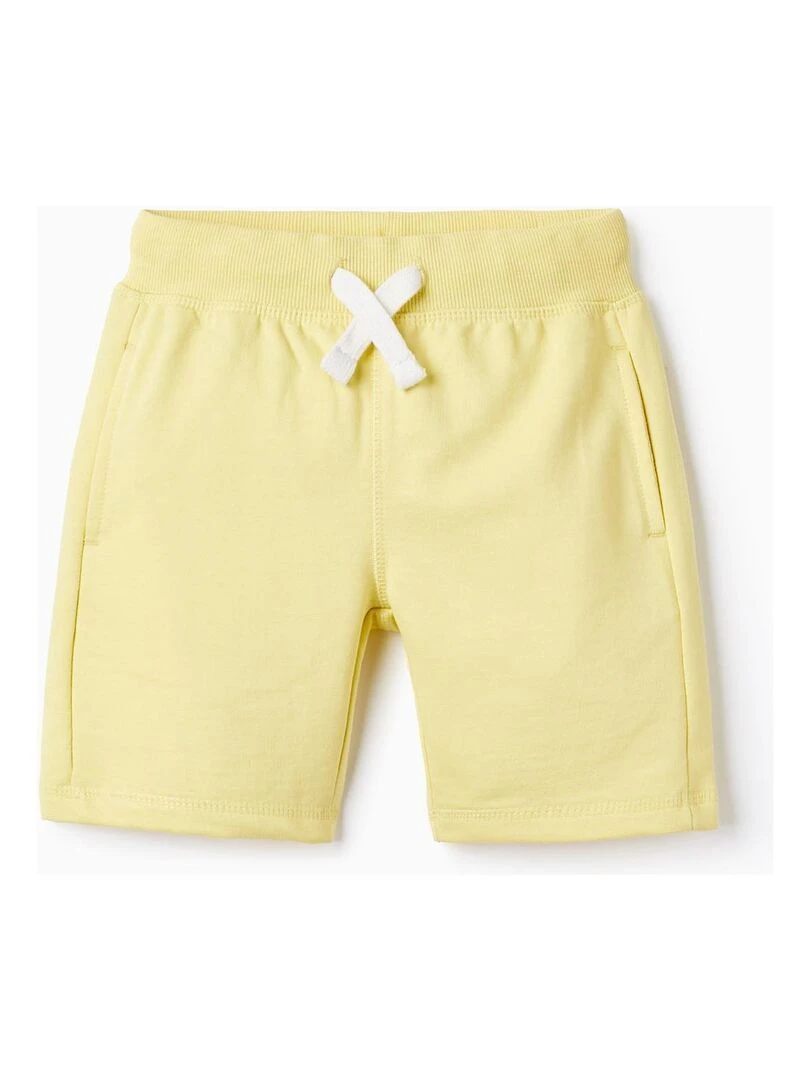 Short en Coton pour Garçon EXPLORING AUSTRALIA Jaune