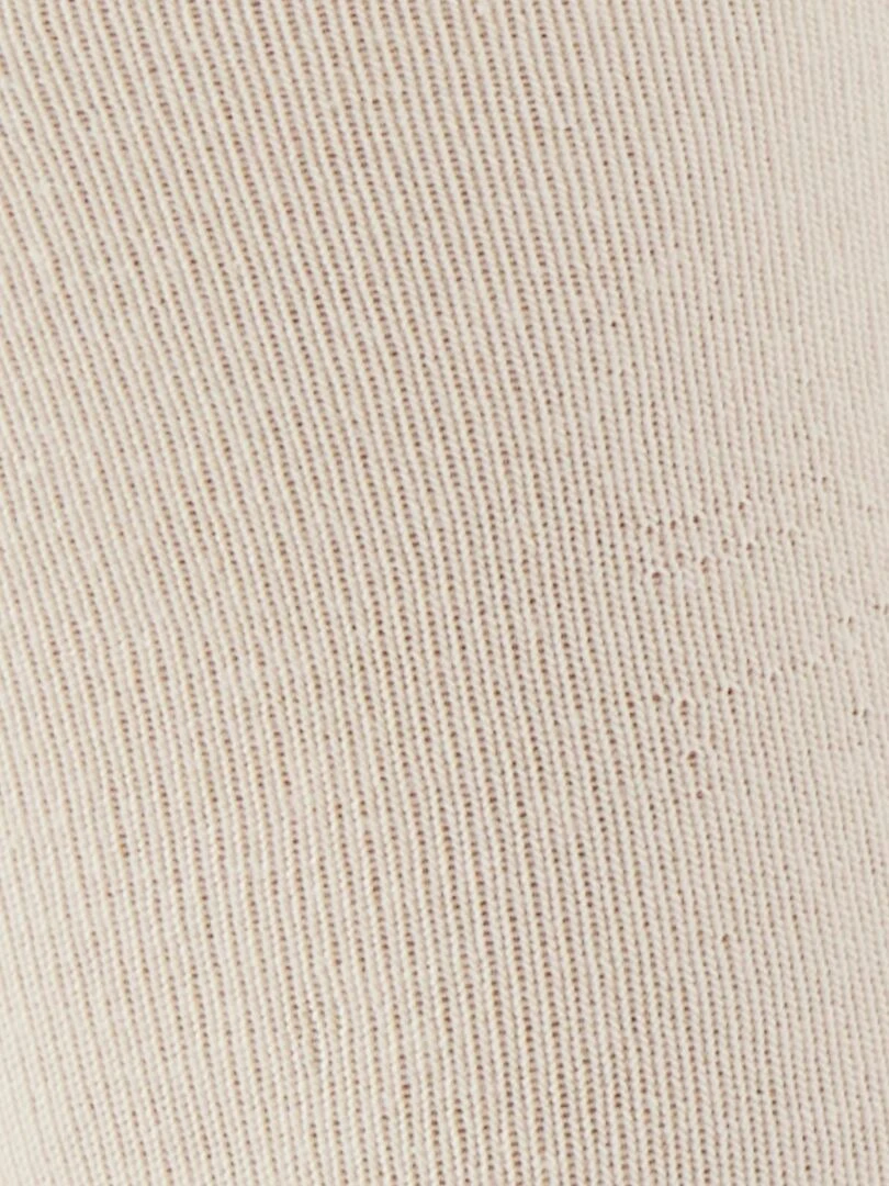 Lot de 2 paires de chaussettes motifs brillants   Damart   Blanc Ecru Blanc