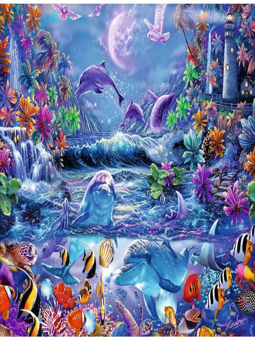 Puzzle Star Line 500 pièces La magie du clair de lune N/A