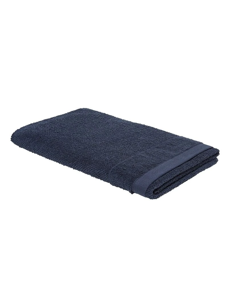 Maxi drap de bain uni 'BIO ORGANIC' 'TODAY' Bleu marine
