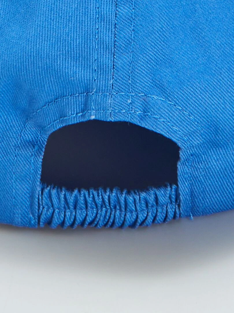 Casquette en toile imprimée   Bleu