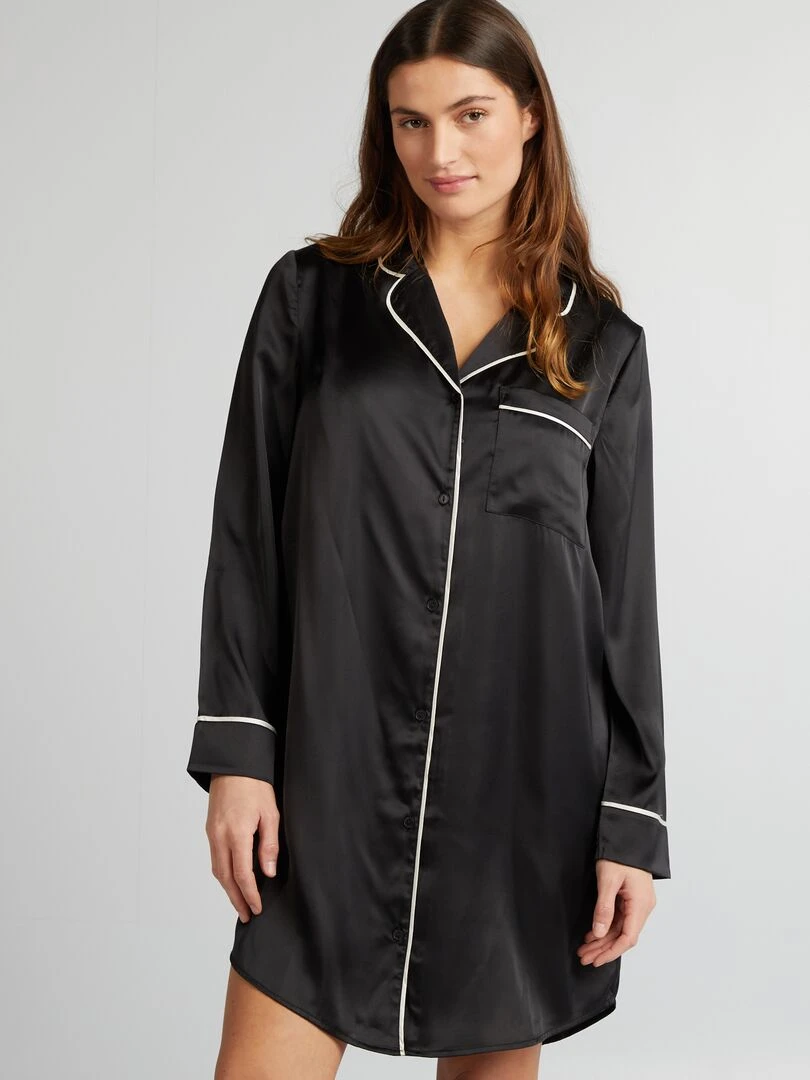 Chemise de nuit   noir