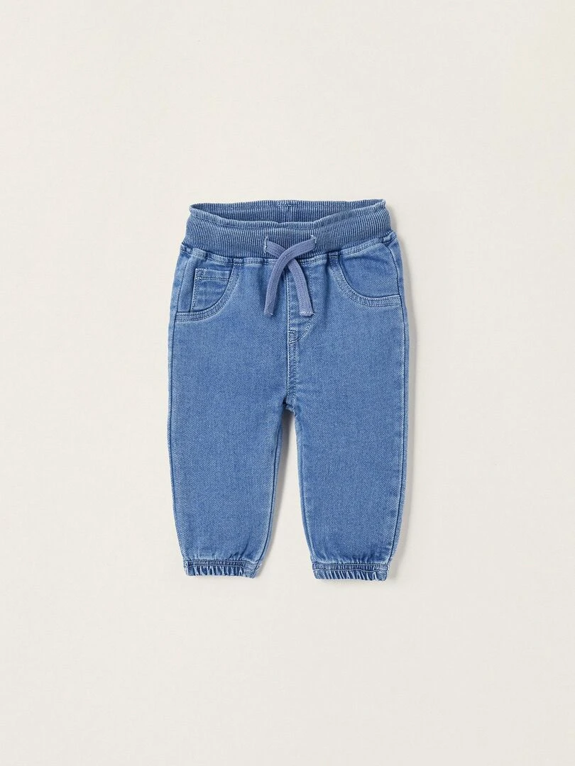 Pantalon en Denim pour Nouveau Né manches longues ATLANTIC COMPANY Bleu