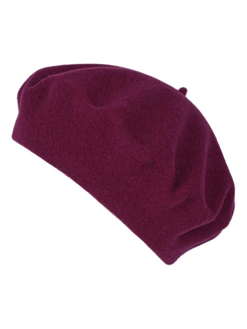 Béret Feutre de Laine Yva Made in UE Violet