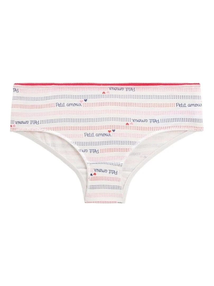 Lot de 3 culottes fille Vcoeur   Rose