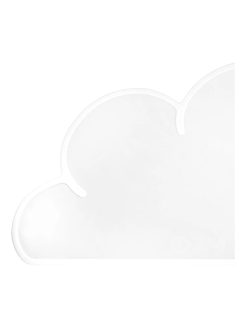 Set de table en forme de nuage en silicone   Blanc
