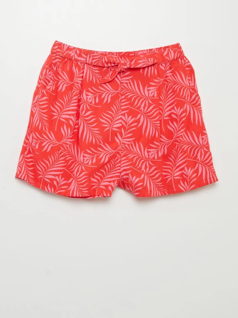 Short fluide Rouge