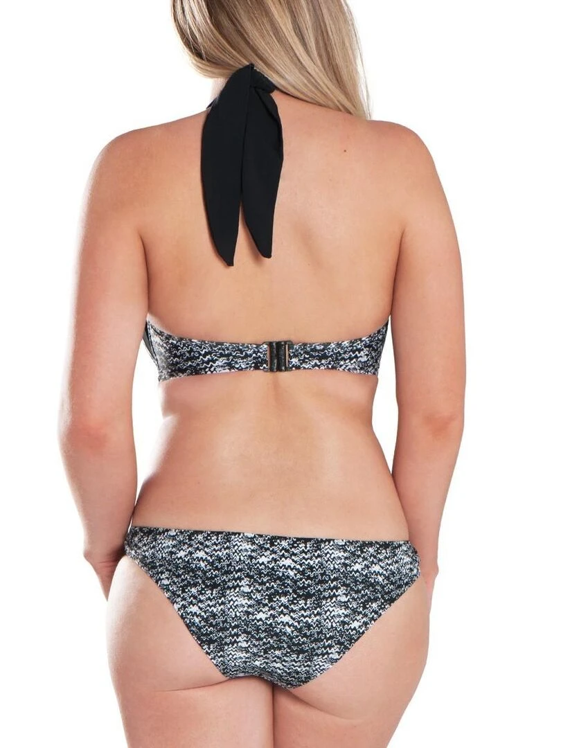 Culotte de bain taille basse Diffuse   Noir