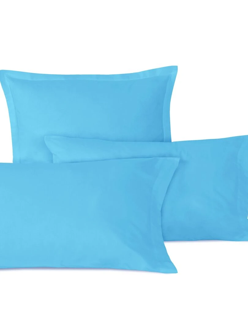 Taie d'oreiller Basic Berceau "Happyfriday" Bleu turquoise
