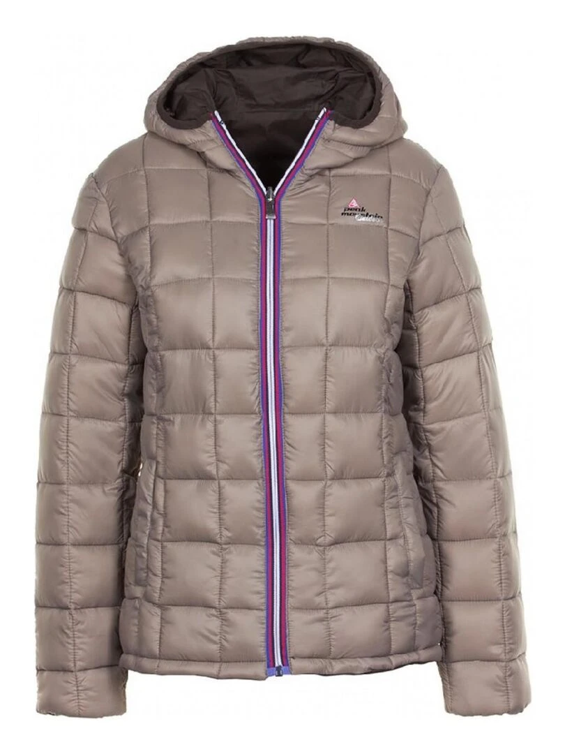 Doudoune réversible de ski femme AWA PEAK MOUNTAIN Marron
