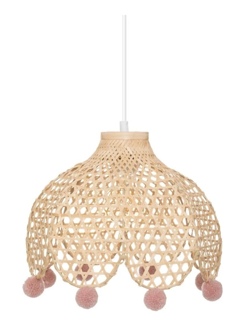 Suspension bambou campagne D28 Beige