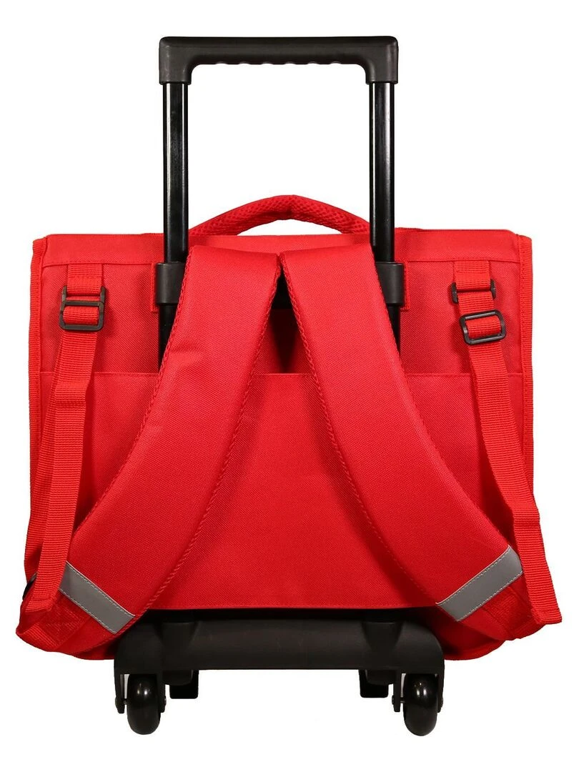 BAGTROTTER Cartable à roulettes 38 cm Disney Cars Rouge   Rouge