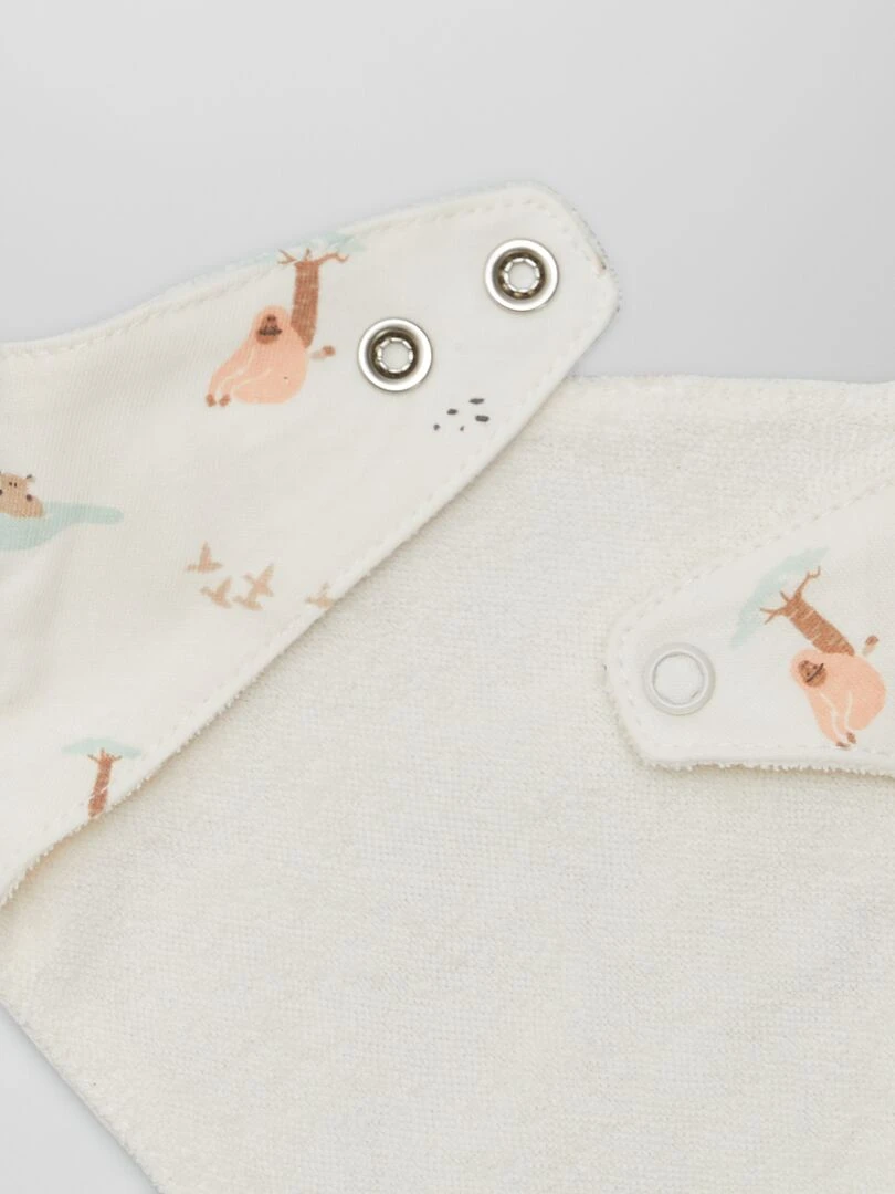 Lot de 3 bavoirs   Beige