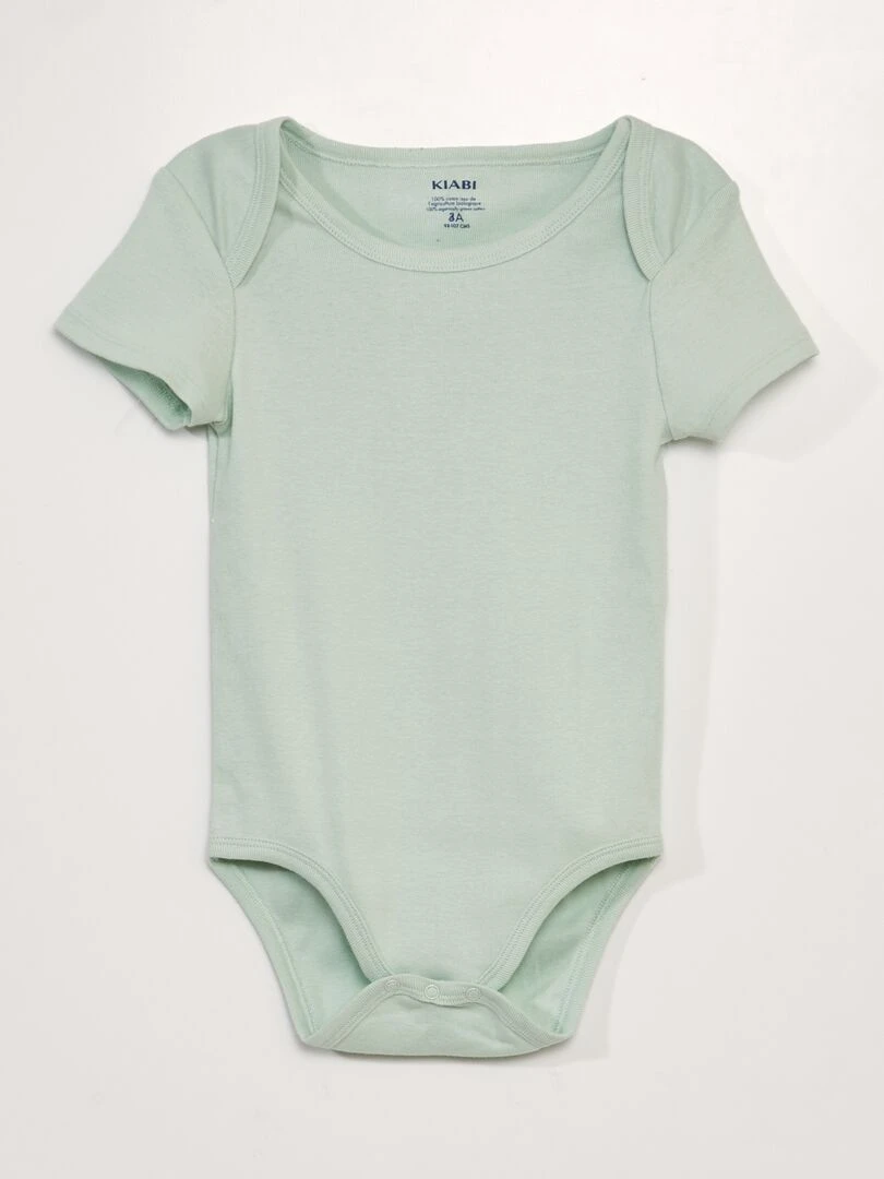 Lot de 3 bodies en coton So Easy Bleu