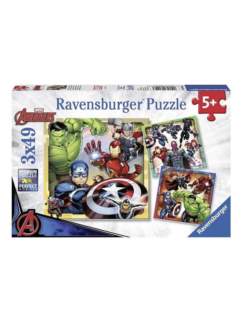 Puzzle 3x49 pieces Puissants Avengers N/A