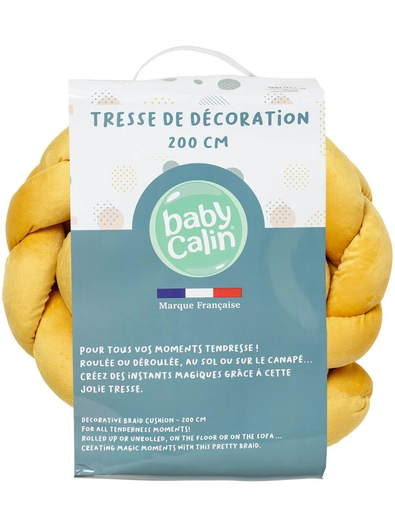 Tresse de décoration 200 cm Curry Jaune