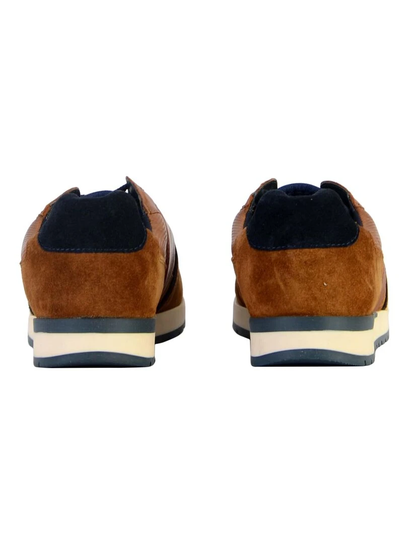 Basket Cuir Redskins Affairi   Marron