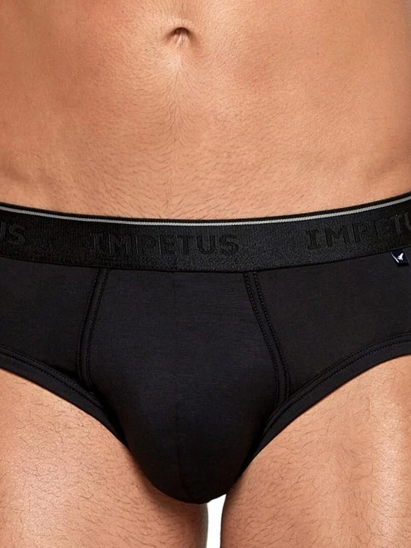 Slip en fibre lyocell Travel Noir