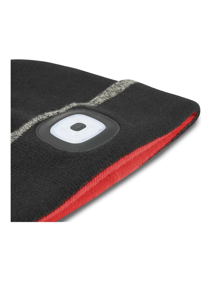 Bonnet LED avec 3 modes d'éclairages  et recharge via port USB Facom   Noir