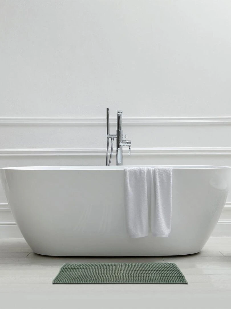 Guy Levasseur Tapis de bain en polyester uni Vert