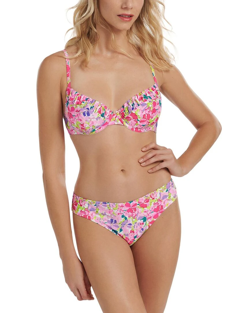 Bas maillot slip de bain Napoli   Rose