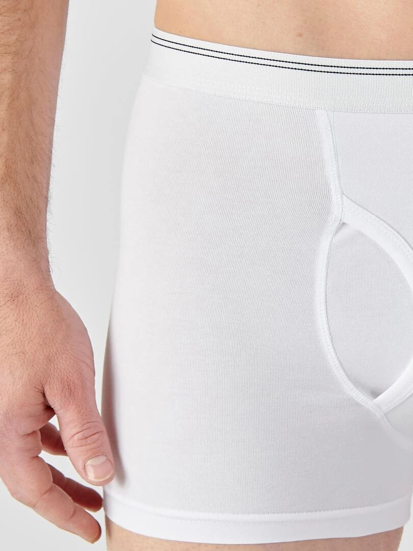 Lot de 3 boxers ouverts   Damart   Blanc