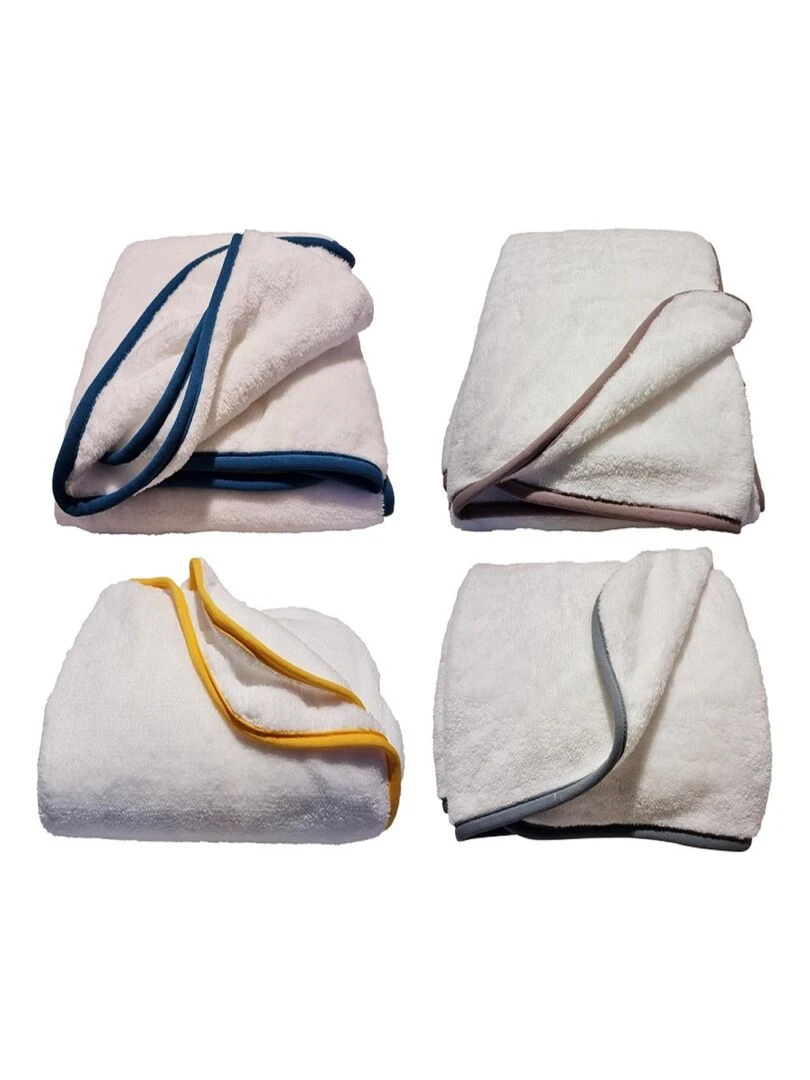 Plaid Bébé Blanc/Jaune   Jaune