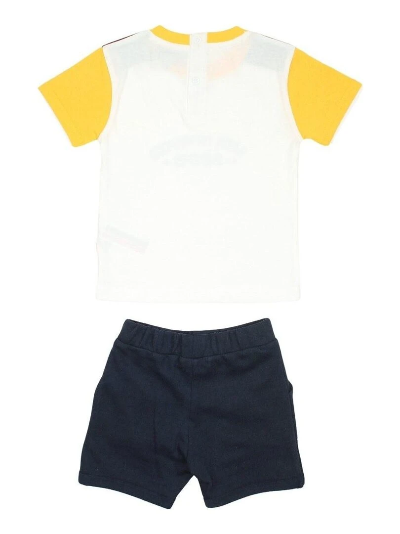 Lee Cooper Ensemble T shirt short bébé garçon Imprimé Lee Cooper Noir