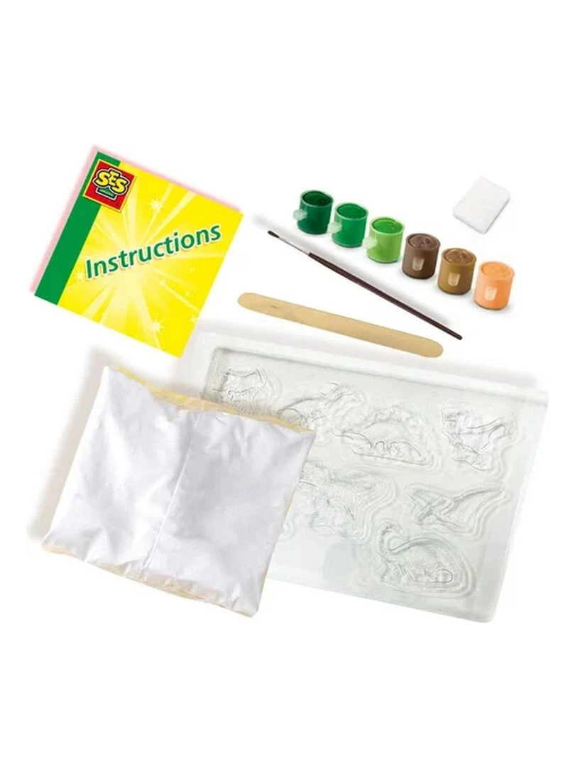 Moulage et peinture : Le monde des dinosaures   N/A