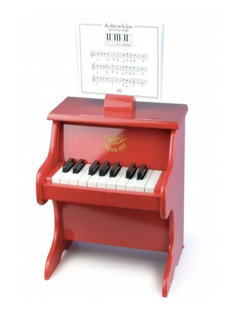 Piano Rouge 18 Touches Avec Partitions N/A