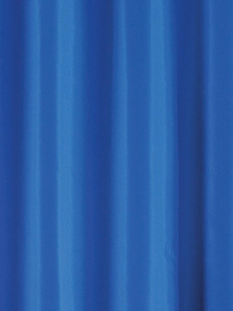 Rideau double natte non feu M1   Bleu