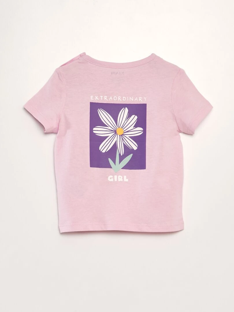 T shirt fête des mères   Rose