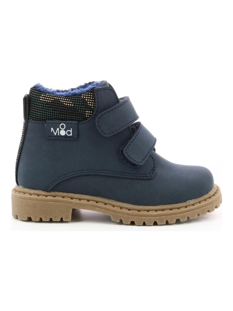Bottillons Synthetique Tinao Bleu marine