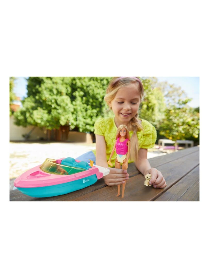 Barbie Et Son Bateau Coffret Avec Poupee Mannequin N/A