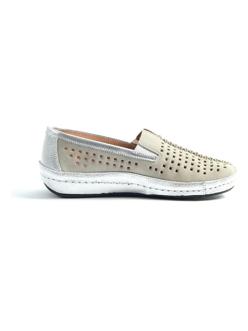 Sandales   Modele Sylvie   Gris