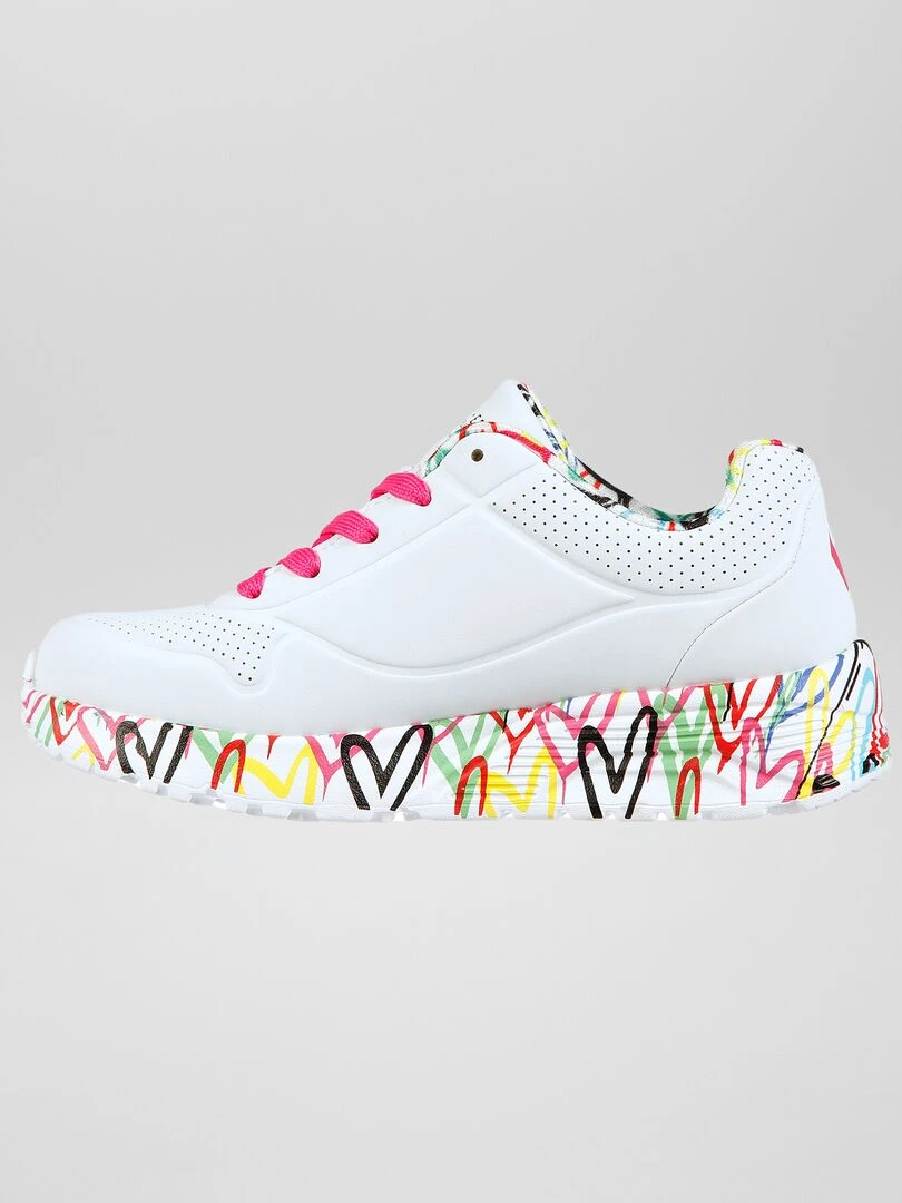 Chaussures 'Skechers Street™ Uno Lite Lovely Luv' blanc
