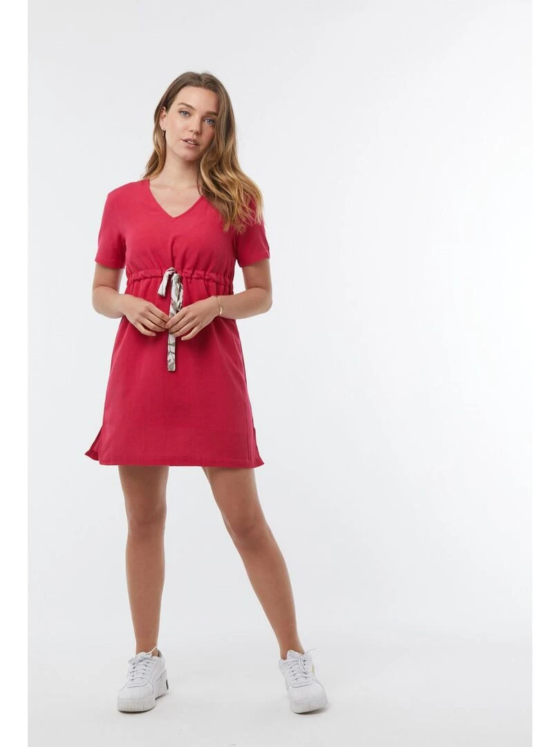 Lee Cooper   Robe rayon flex  LAALIA   Rose fushia