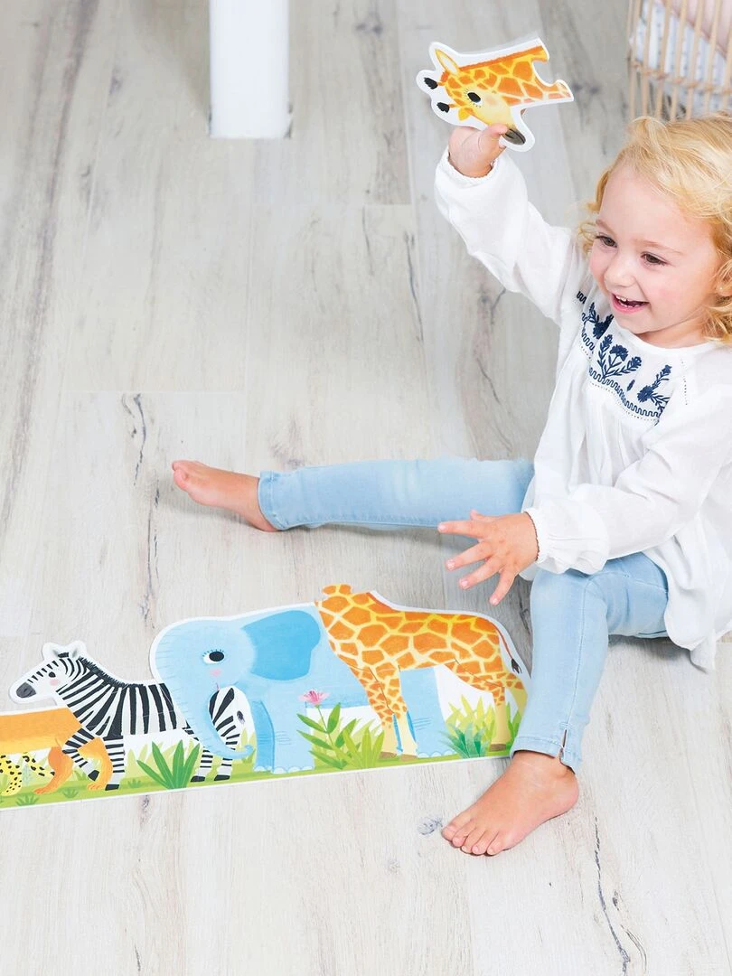 Puzzle Les animaux de la jungle XXL (16 pièces)   N/A