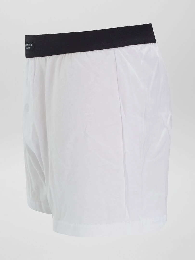 Lot de 3 boxers unis   Gris/noir/blanc