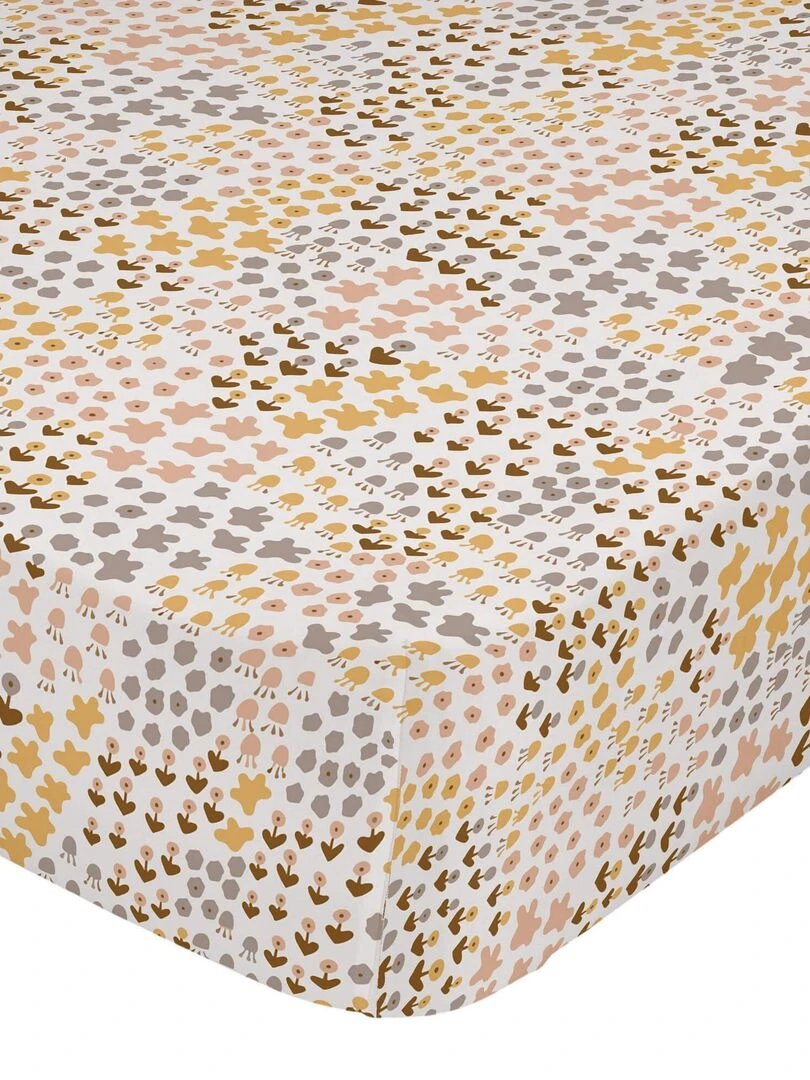 Drap housse Autumn "Happyfriday" Blanc