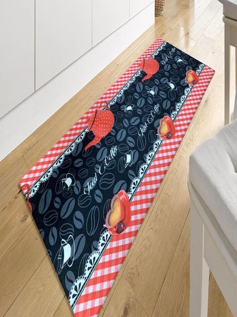 Tapis KITCHEN Coffee Multicolore