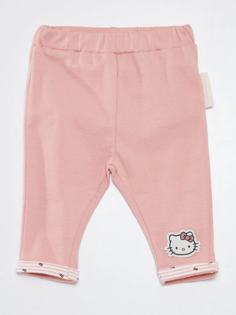 Pantalon 'Hello Kitty' rose