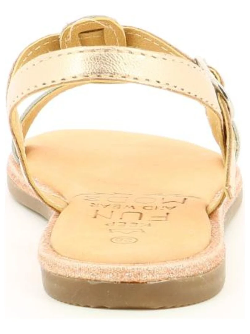 Sandales Cuir Paliky   Rose