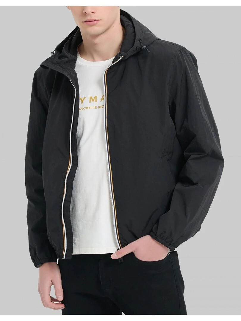 Blouson a Capuche Kebello Noir Noir